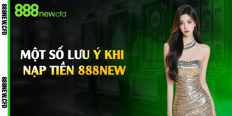 Một số lưu ý khi nạp tiền 888New